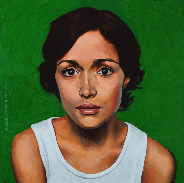 Rose Byrne Again by artist Russell Spencer