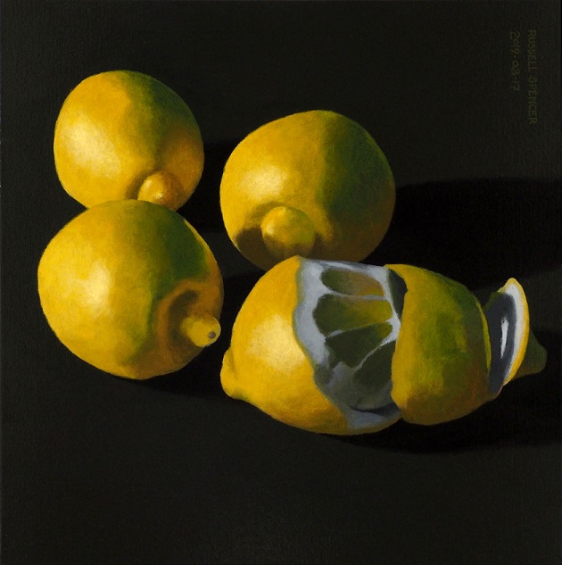 Four Lemons by artist Russell Spencer
