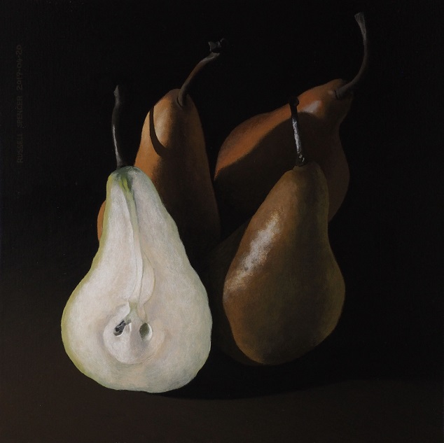 Three and a Half Pears by artist Russell Spencer