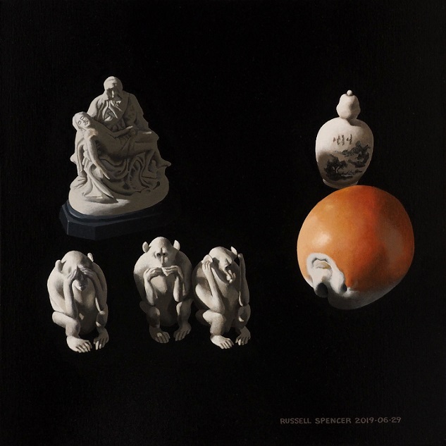 Golden Cowrie And Knick Knacks by artist Russell Spencer