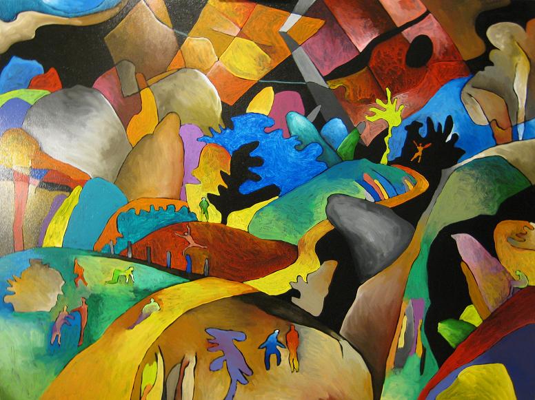 Progress Picture 7/17 for Landscape With Hilary Swank