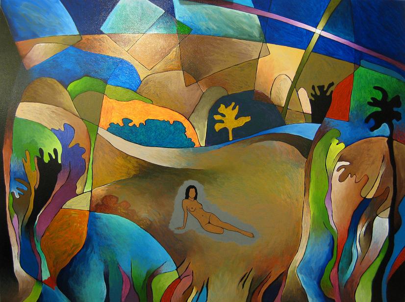 Progress Picture 21/22 for Small Nude In Large Landscape