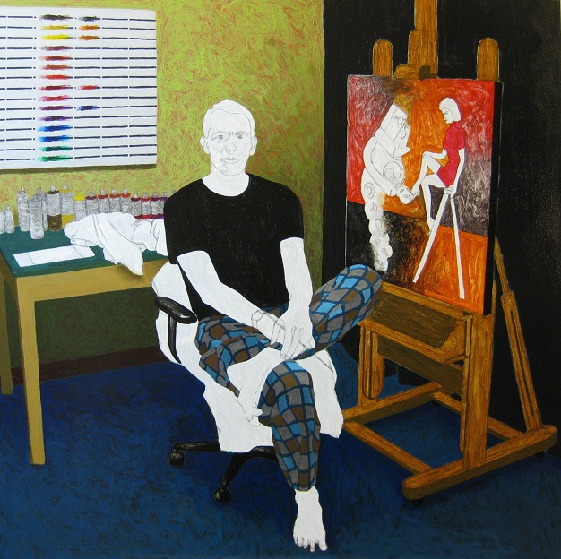 Progress Picture 11/22 for Self-Portrait In Best Painting Trousers