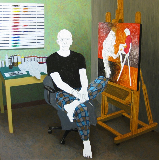 Progress Picture 12/22 for Self-Portrait In Best Painting Trousers
