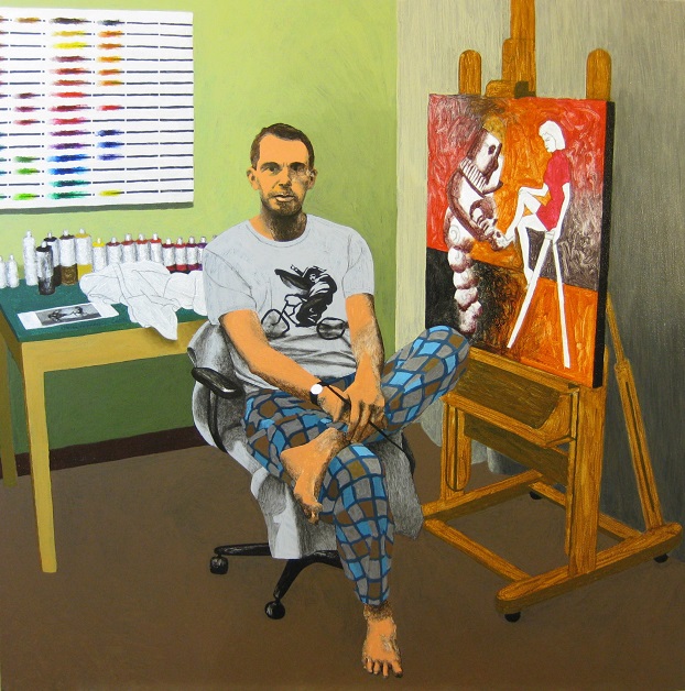 Progress Picture 14/22 for Self-Portrait In Best Painting Trousers