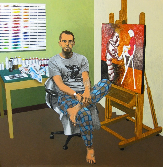 Progress Picture 15/22 for Self-Portrait In Best Painting Trousers