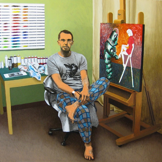 Progress Picture 17/22 for Self-Portrait In Best Painting Trousers