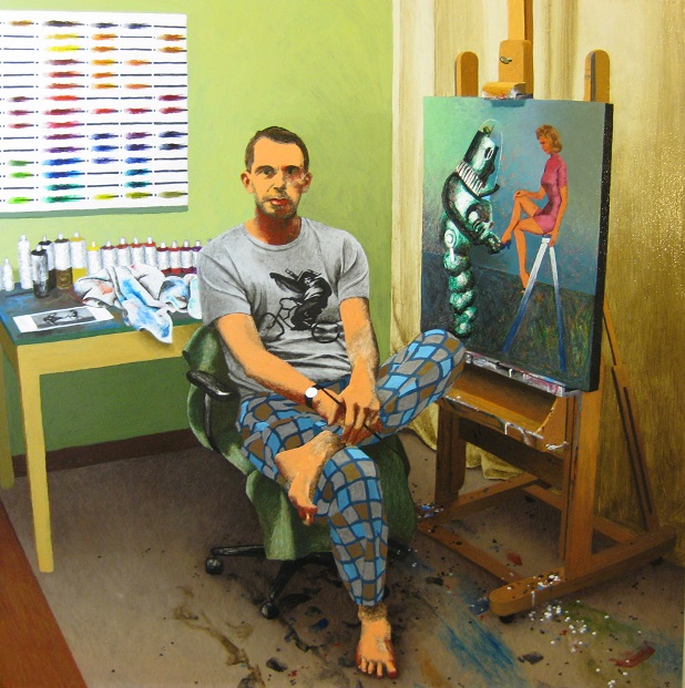 Progress Picture 18/22 for Self-Portrait In Best Painting Trousers