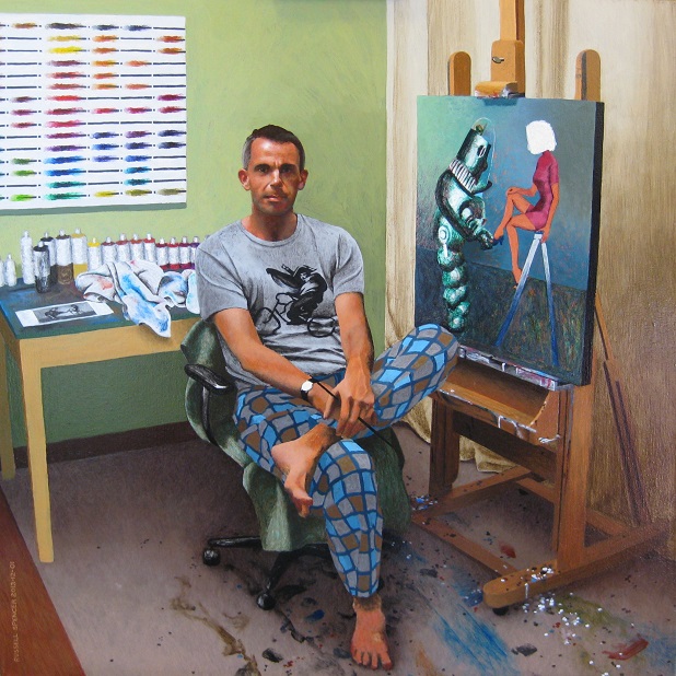 Progress Picture 20/22 for Self-Portrait In Best Painting Trousers