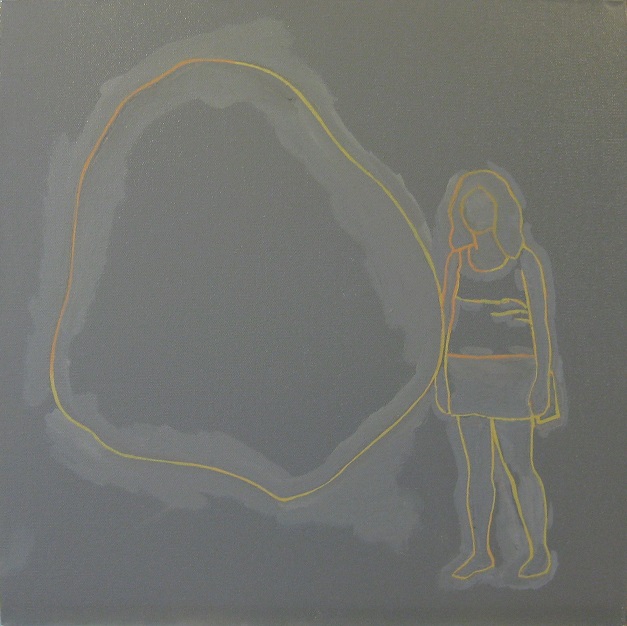 Progress Picture 2/11 for Tourist Watching Bubble, Barcelona