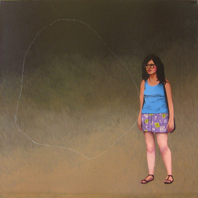 Progress Picture 7/11 for Tourist Watching Bubble, Barcelona