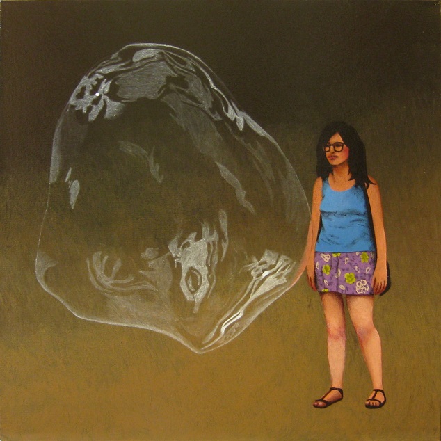 Progress Picture 8/11 for Tourist Watching Bubble, Barcelona