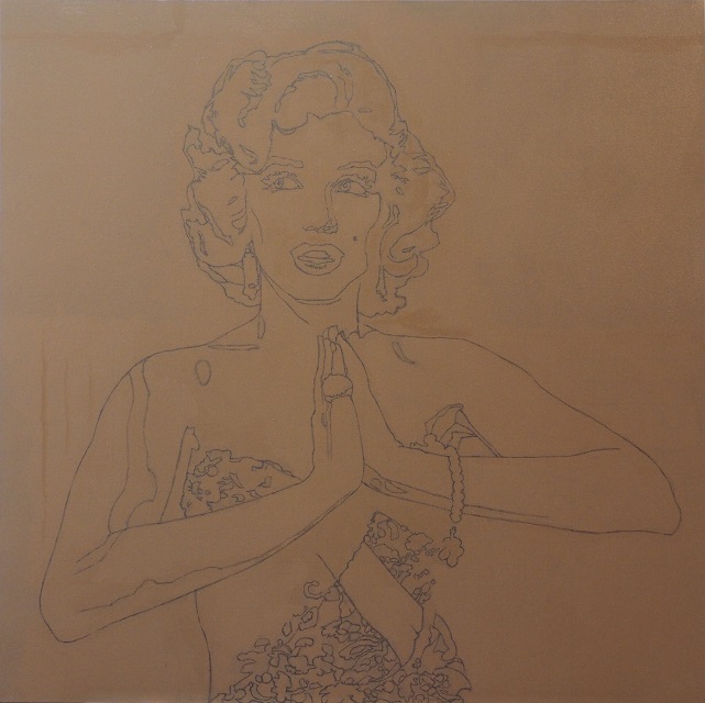 Progress Picture 1/9 for Marilyn Backstage, 1953