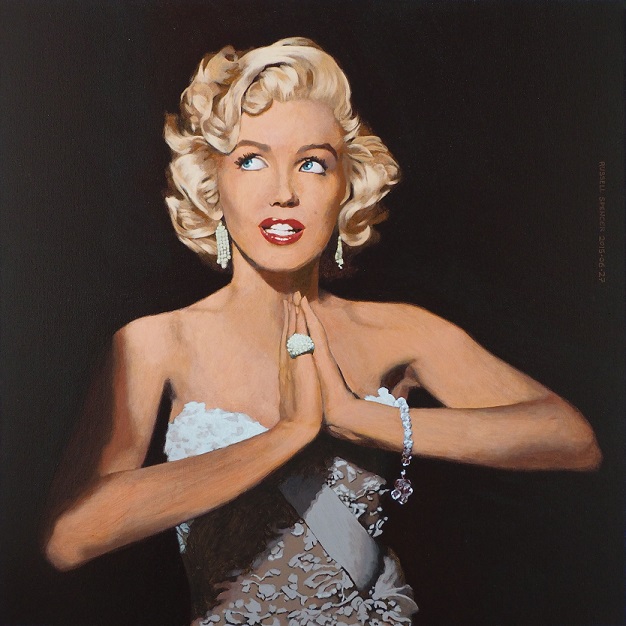 Finished Painting Marilyn Backstage, 1953