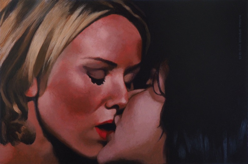 Finished Painting Mulholland Drive - The Kiss