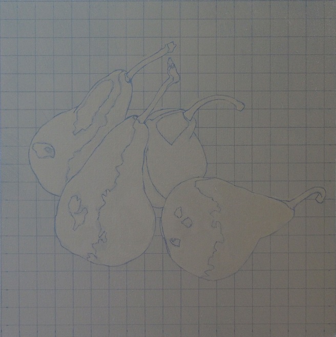 Progress Picture 1/7 for Four Pears