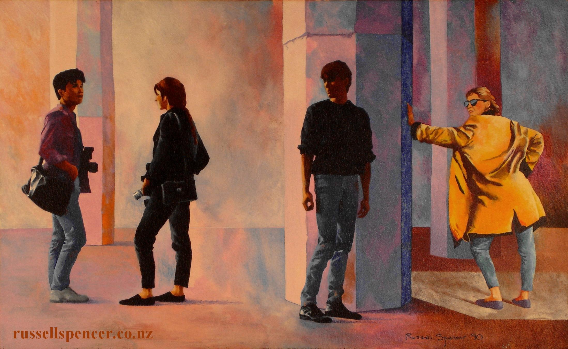 Brian Tan Russ Tan - painting by artist Russell Spencer (Large)