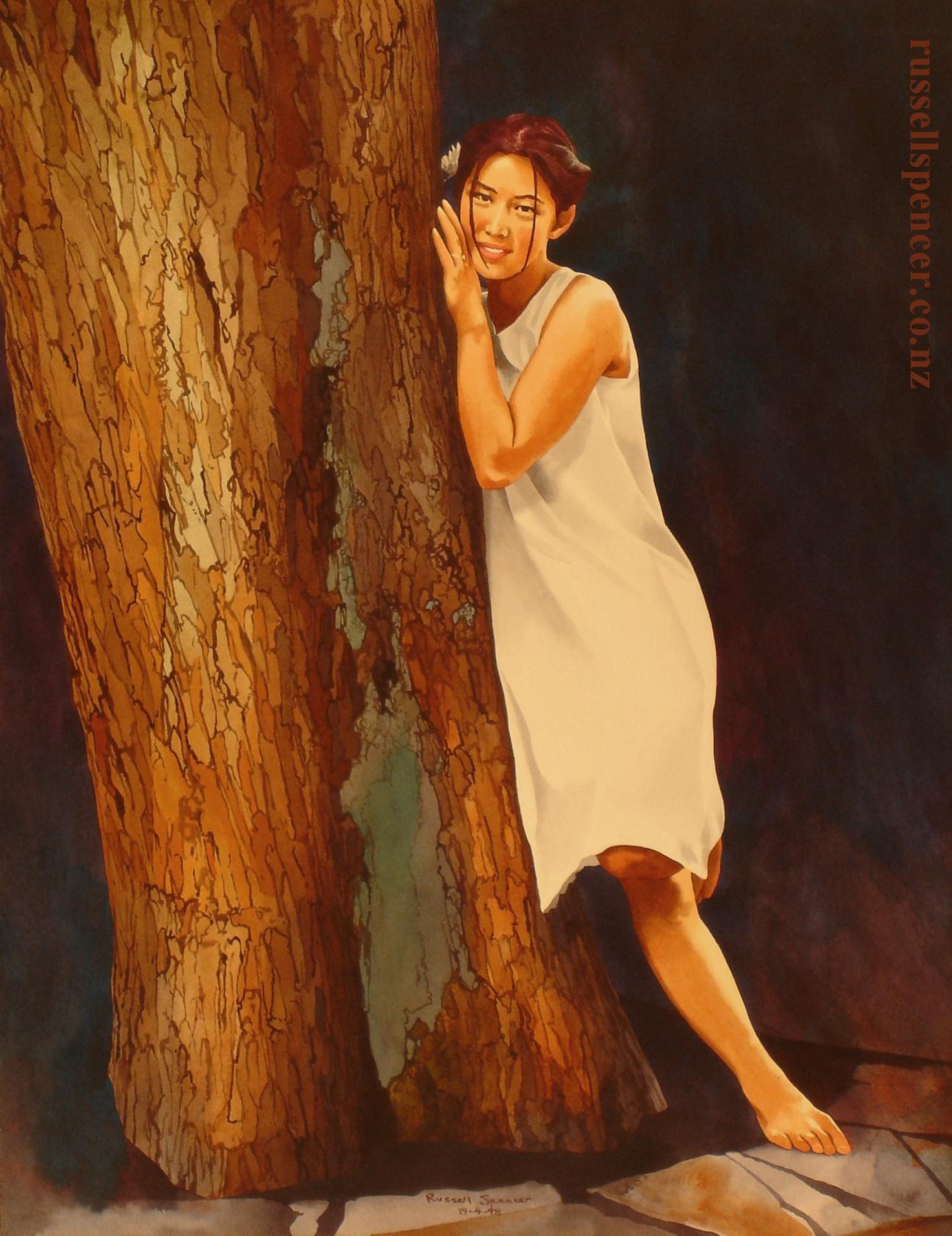 Suzy - painting by artist Russell Spencer (Large)