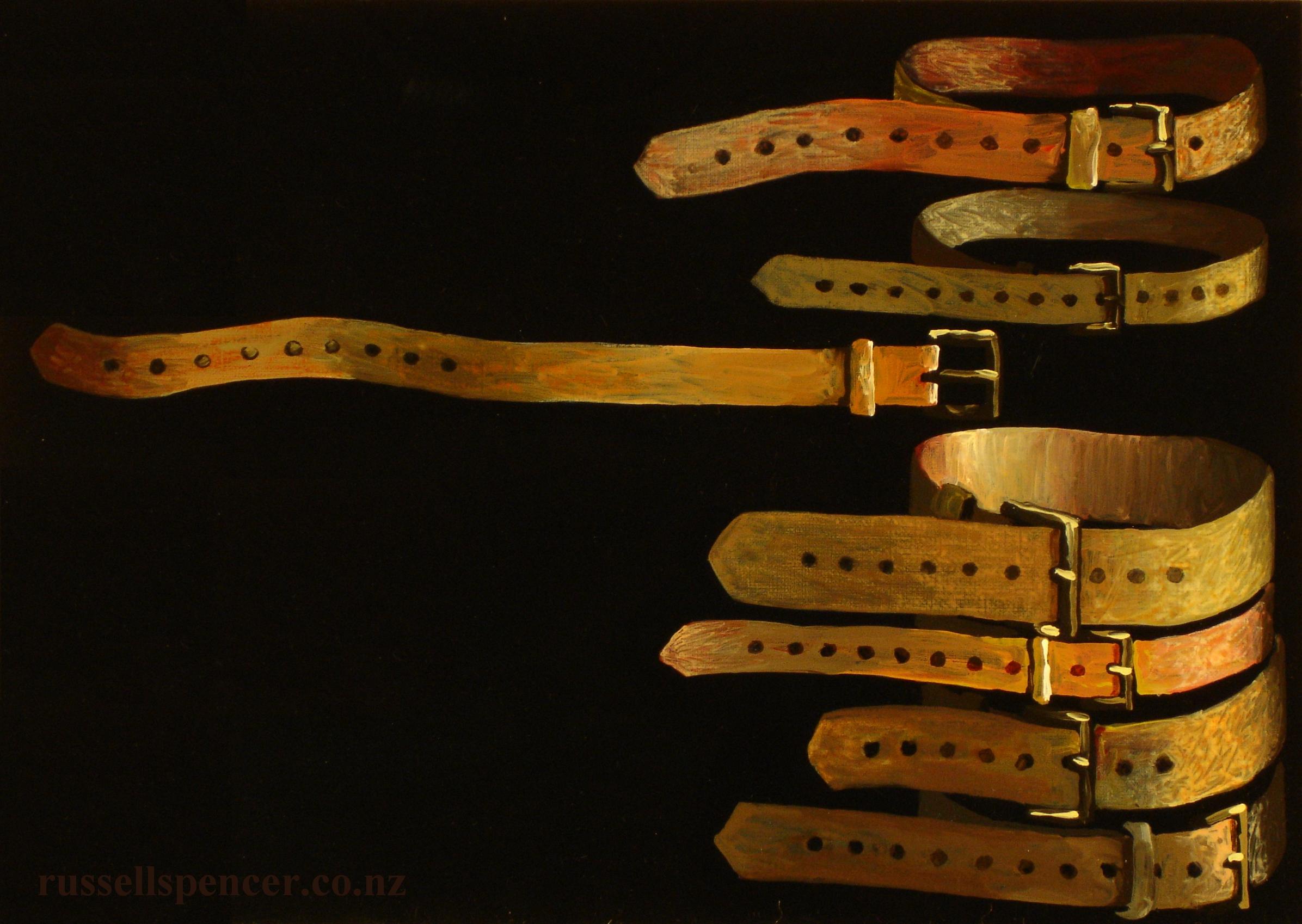 Dream Belts 1 - painting by artist Russell Spencer (Large)
