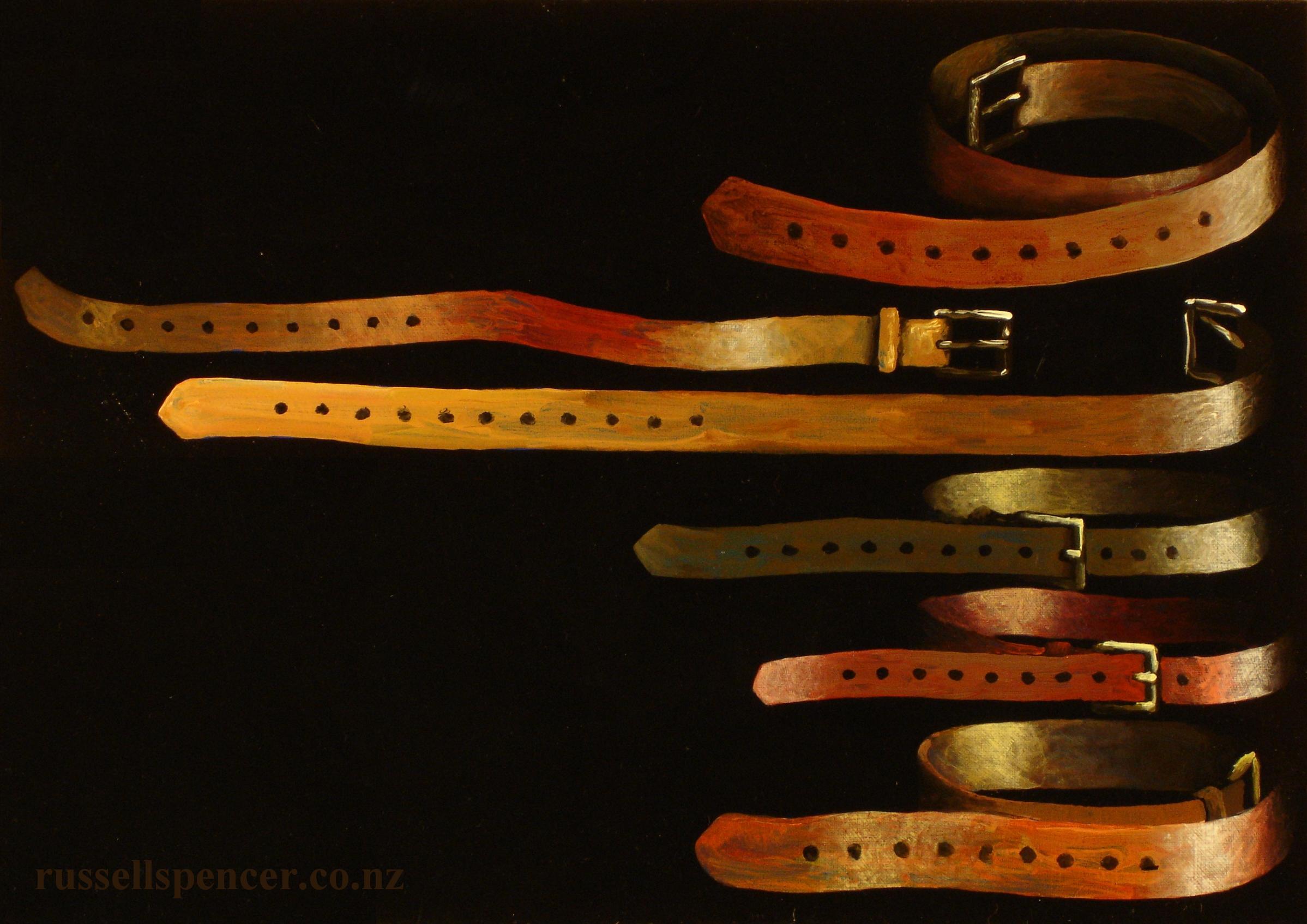 Dream Belts 2 - painting by artist Russell Spencer (Large)