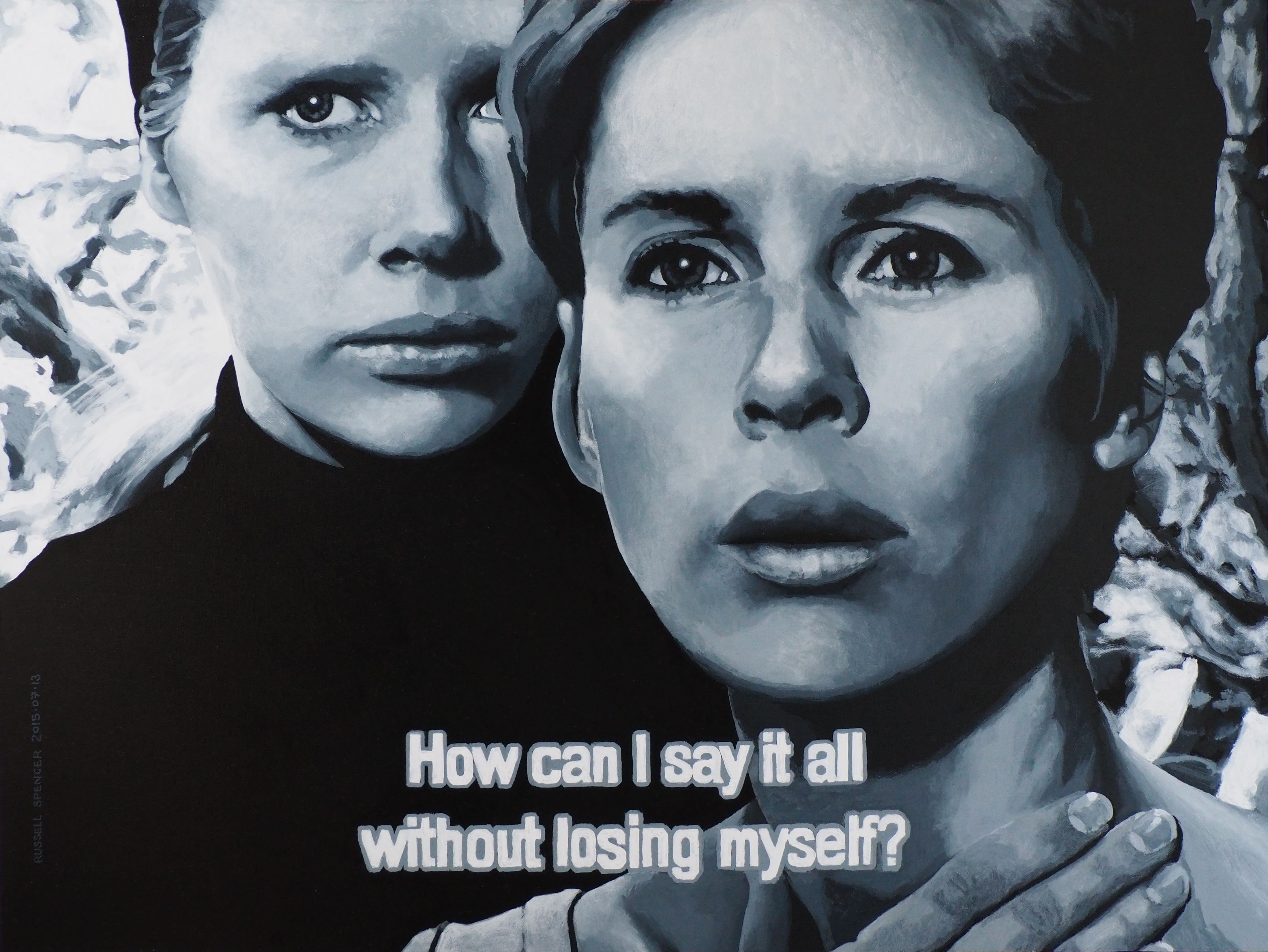 Persona - Alma Speaks With Elisabet's Husband On Her Behalf by artist Russell Spencer (Large)